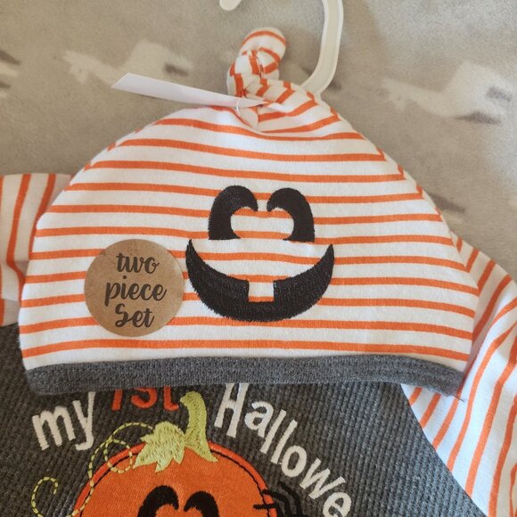 NEW My 1st Halloween Onsie Set - 9mos - Picture 4 of 4